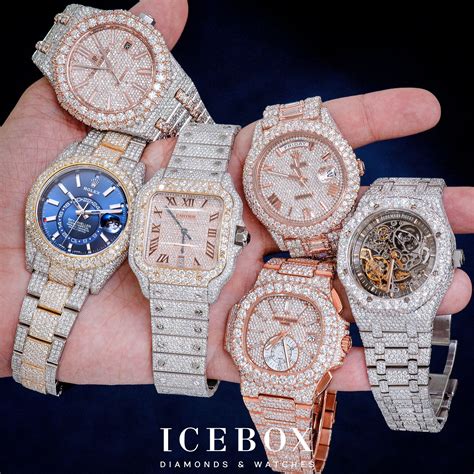 iced out audemars piguet|iced out watches real diamonds.